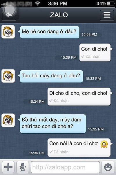 "Lần sau phải nhắn tin có dấu ngay từ đầu mới được"